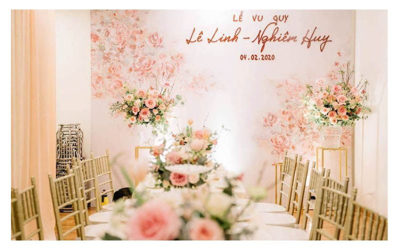 Background cưới tone Pastel